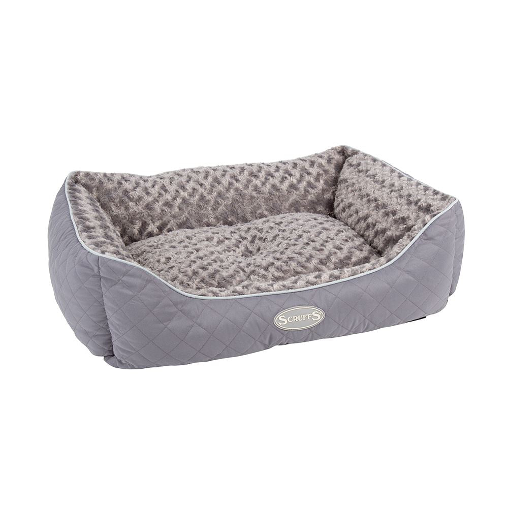 Wilton Box Dog Bed - Grey Dog Bed Scruffs®